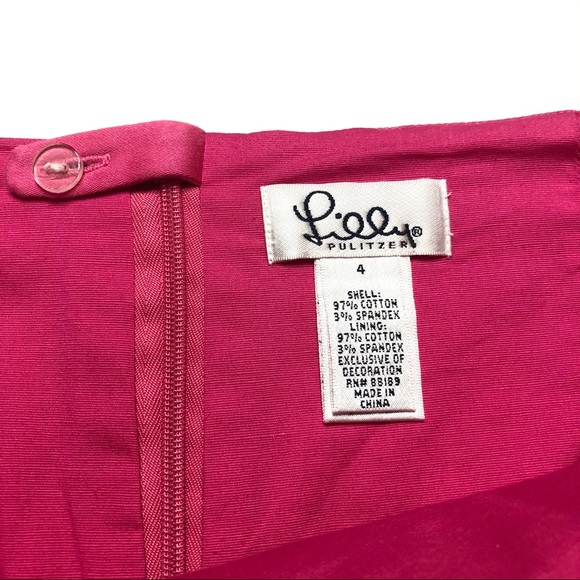 LILLY PULITZER Pink Skirt • Sz 4 - Picture 3 of 5